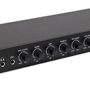 Rockville PPA20 Preamp Professional 1U Rack Mount Pre-Amplifier with Crossover+EQ