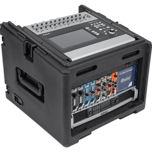 SKB 1SKB-R106W Rolling Case w/10U Top+6U Front Rack+Rails+Beyerdynamic Earbuds