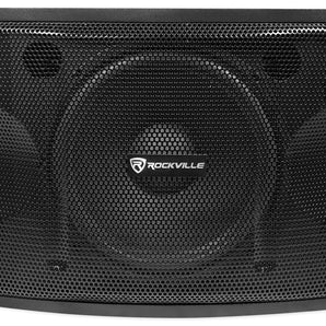 (2) Rockville KPS12 12" 3-Way 1600 Watt Karaoke Speakers+Wall Brackets / MDF!