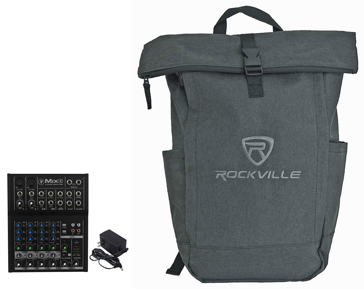 Mix8 8-Channel Compact Mixer+Backpack