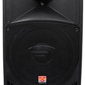 Rockville RPG15 15 Professional Powered Active 1,000 Watt 2-Way DJ PA Speaker