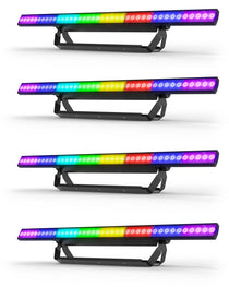 (4) COLORSTRIP PIX ILS LED DMX Light Bar Strips w/ Eye-Candy FX