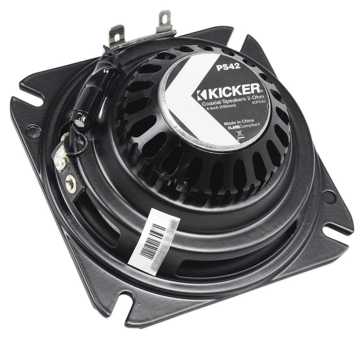 Pair Kicker 40PS42 4" 60W 2 Ohm ATV/Motorcycle Speakers Fits Honda Goldwing PS4