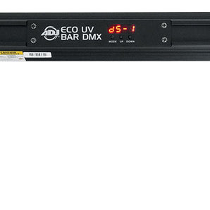 American DJ ECO BAR UV DMX 18 x 3 Watt Ultraviolet LED Bar Black Light w/ Remote