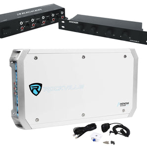 Rockville RXM-S6 Marine/Boat 6-Channel Amplifier Amp+Kicker 4-Zone Level Control