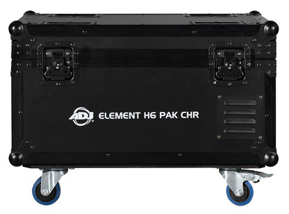 American DJ ADJ Element H6 Pak RGBAW+UV LED Outdoor Wireless DMX Battery w/Case