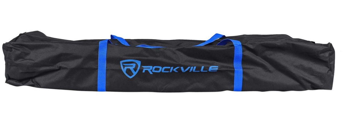 Rockville RVSS3 Pair Tripod Push Button DJ PA Speaker Stands+Air Lowering System