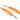 12 Rockville RCTR110O Orange 10' 1/4'' TRS to 1/4'' TRS  Cable 100% Copper