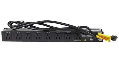 American DJ PC-100A 8-Switch Rack Mount On/Off AC Power Strip Source