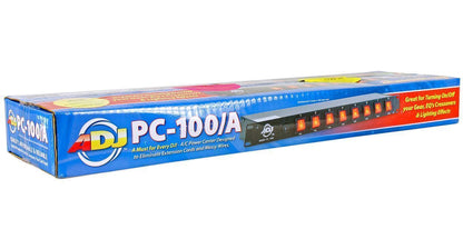 American DJ PC-100A 8-Switch Rack Mount On/Off AC Power Strip Source