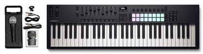 Launchkey 61 MK4 Keyboard Controller + RMC-XLR Microphone