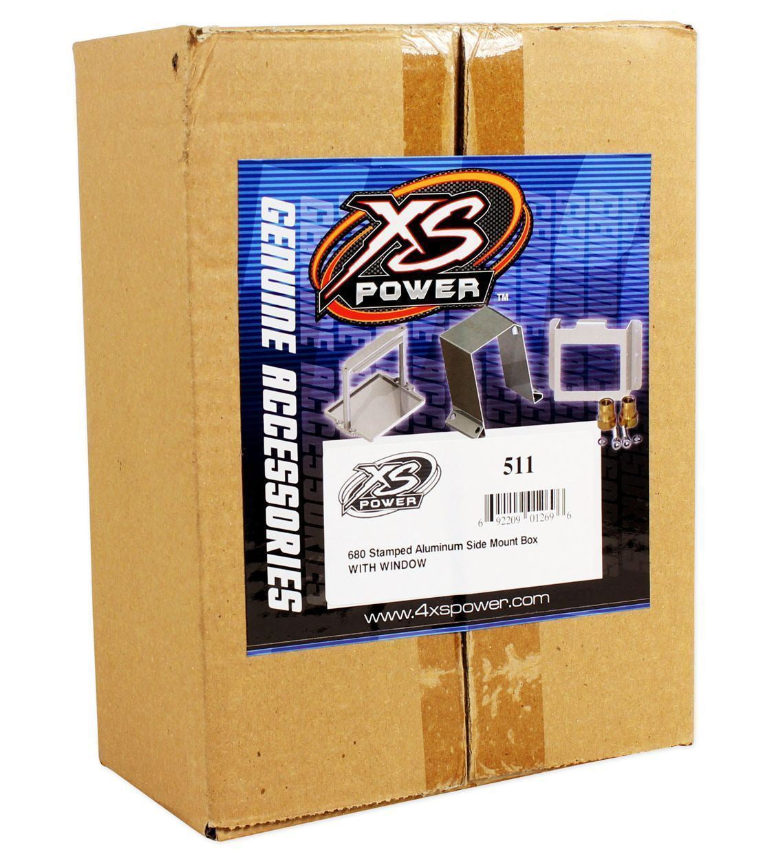 XS Power 511 Aluminum  Battery Hold Down with Window for D680 Powercell Battery