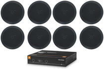 CSA 2120 Commercial Amplifier + (8) Black In-Ceiling Speakers