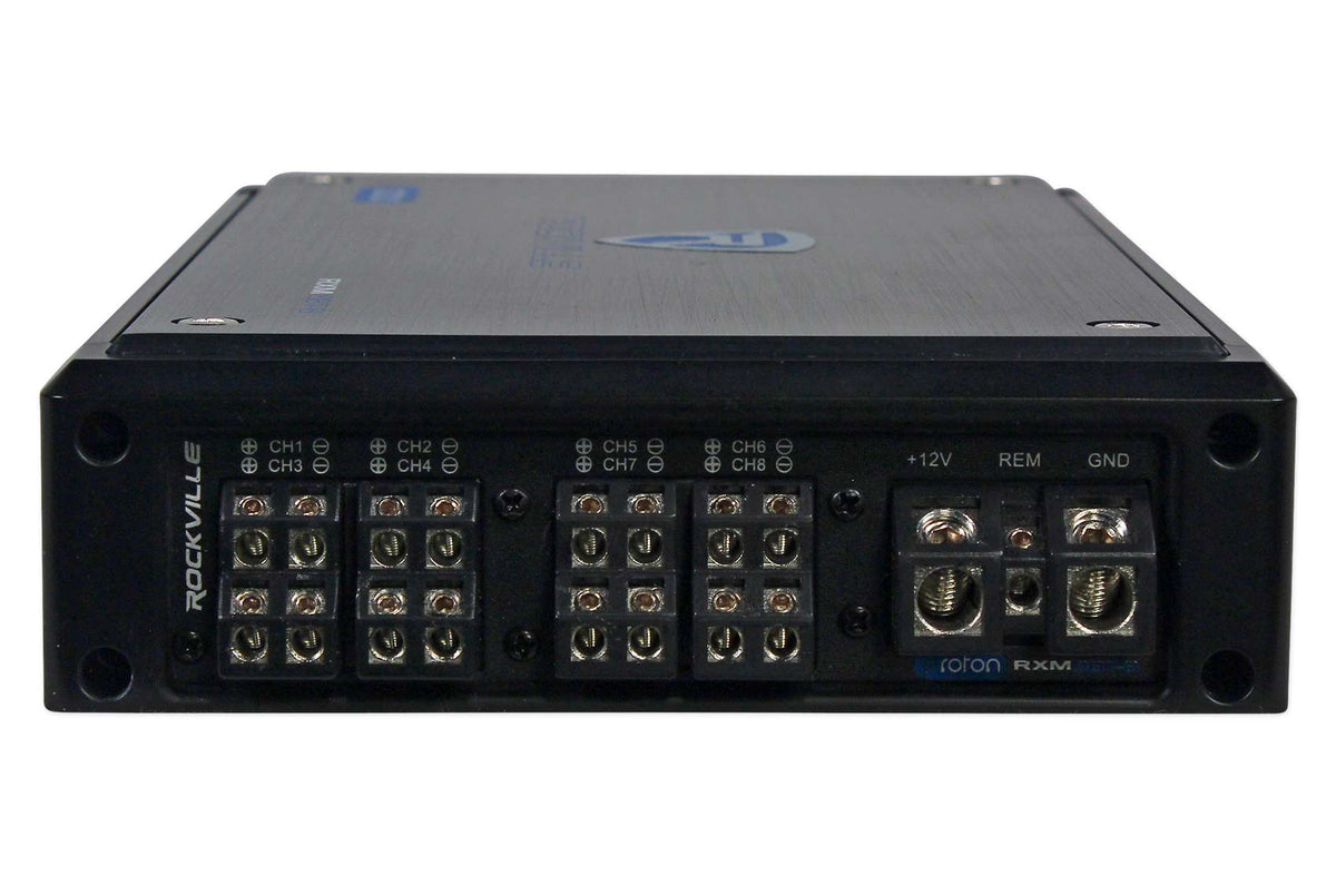 RXM8BTB Marine Amplifier + 4-Zone Level Control Bundle