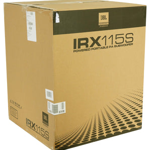 JBL IRX115S 1300w 15" Powered Subwoofer Pro Audio PA Sub+Acoustic Pad+Headphones