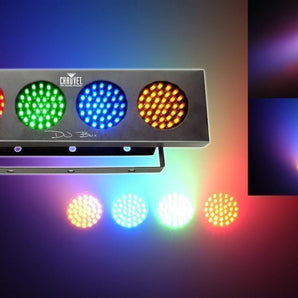 Chauvet DJ BANK LED Party Light w/Automated Sound Activated Programs+Fog Machine