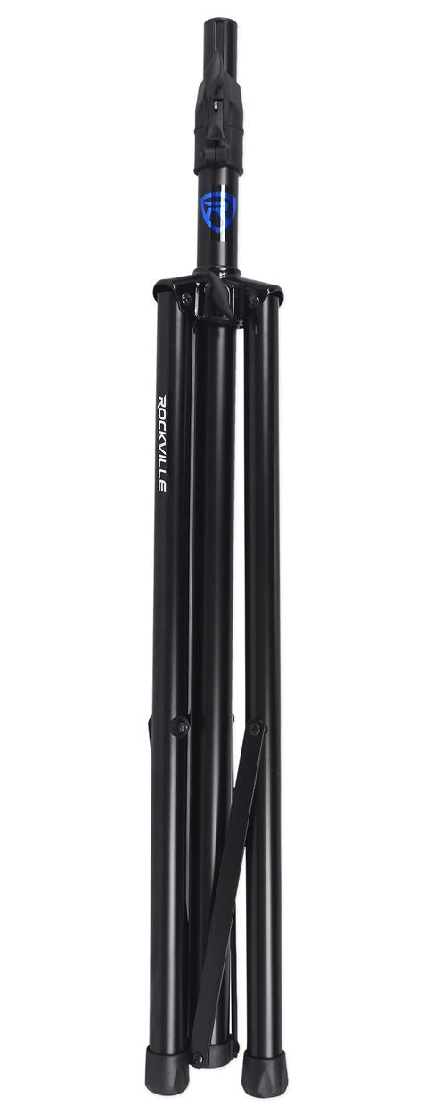 Rockville RVSS3 Pair Tripod Push Button DJ PA Speaker Stands+Air Lowering System