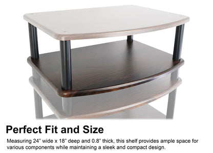 SHELF FOR FLX DARK WOOD