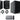 2) Rockville RockShelf 58B Black 5.25" Bookshelf Speakers+Wifi Amp Receiver+Sub