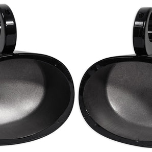 (2) Rockville MAC69B 6x9 Black Aluminum Wakeboard Tower Speaker Pod Enclosures