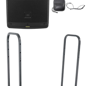 JBL EON610 10" 1000w Powered DJ PA Speaker+Equipment Transport Cart+Headphones