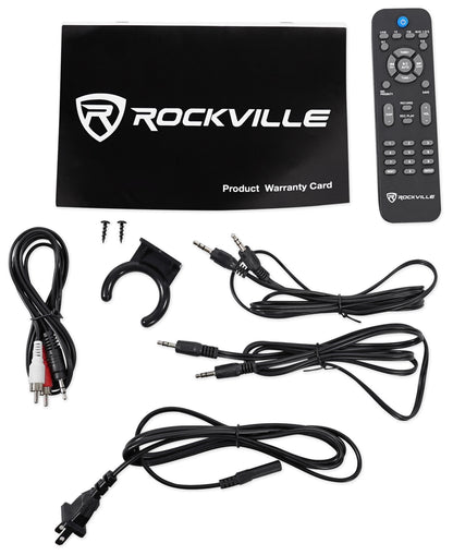 ROCKnGo 8" Portable Rechargeable PA Speaker w/Bluetooth and Wireless Mic