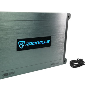 Rockville DBM45 4-Channel 2000w Peak/500w RMS Marine/Boat Amplifier