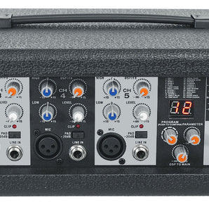 Rockville RPM47 1800w Powered 5 Channel Mixer/Amplifier Bluetooth/USB Interface