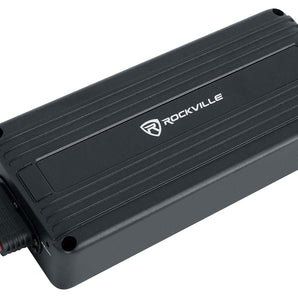 Rockville ATV420 V2 4 Channel UTV/Motorcycle Bluetooth Amplifier IP65 Micro Amp