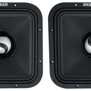 Pair Kicker ST9MR 9" Street Series Square Mid-Range Speakers 8-ohm 49ST9MR8