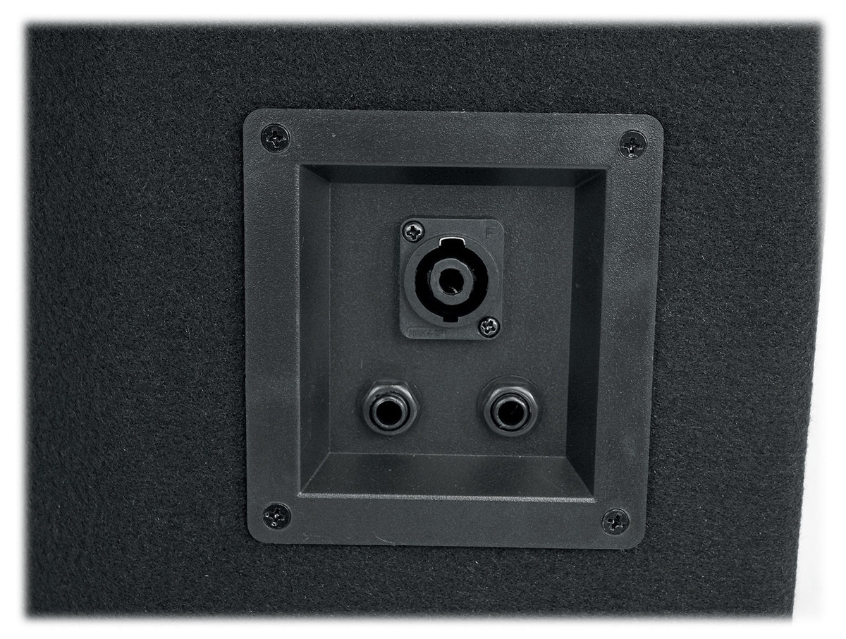 Pair Rockville 10" 800 Watt Passive Pro Audio PA Speakers+2 Stands+2 Metal Mics