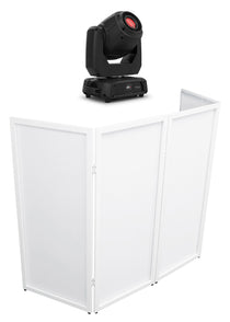 Intimidator Spot 360X Moving Head Light + White DJ Facade