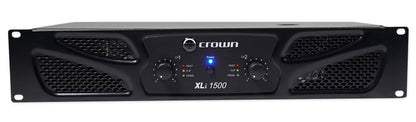 Crown XLi1500 Amplifier + (2) Rockville RSG15.28 Dual-15in Speakers + Cables