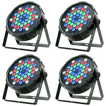 (4) LP 42 RGBW 42x1W LED DMX Par Wash Lights