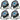 (4) American DJ Eliminator LP 42 RGBW 42 x 1 Watt LED DMX Par Wash Lights ADJ