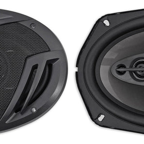 Pair Rockville RV69.4A 6x9" 4-Way Car Speakers 1000 Watts/220w RMS CEA Rated