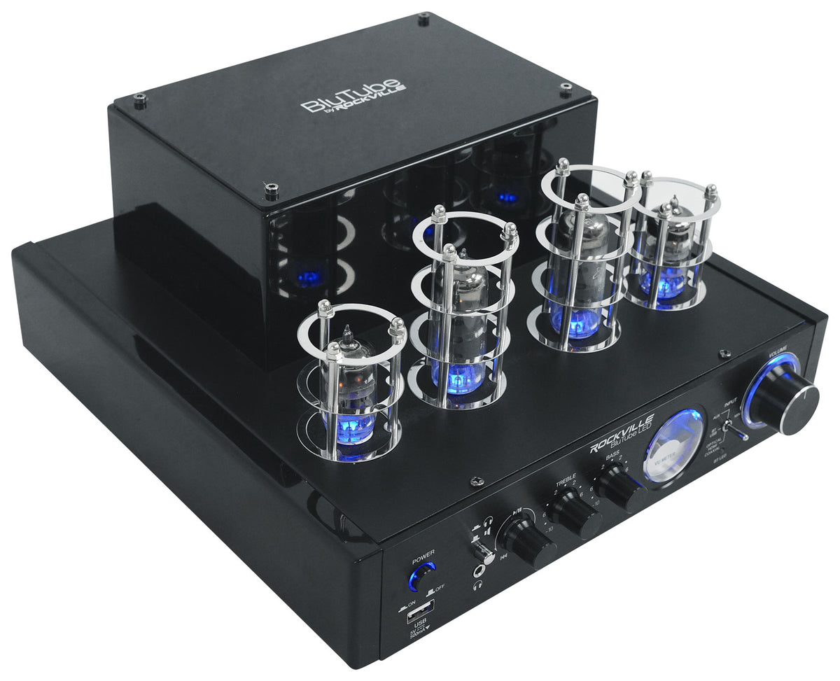 BluTube LED + KB6 Black Speakers Bundle