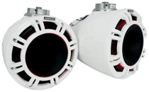 Pair KICKER 47KMFC9W 9" Marine Boat Horn Loaded Flat Mount Tower Speakers KMFC9W
