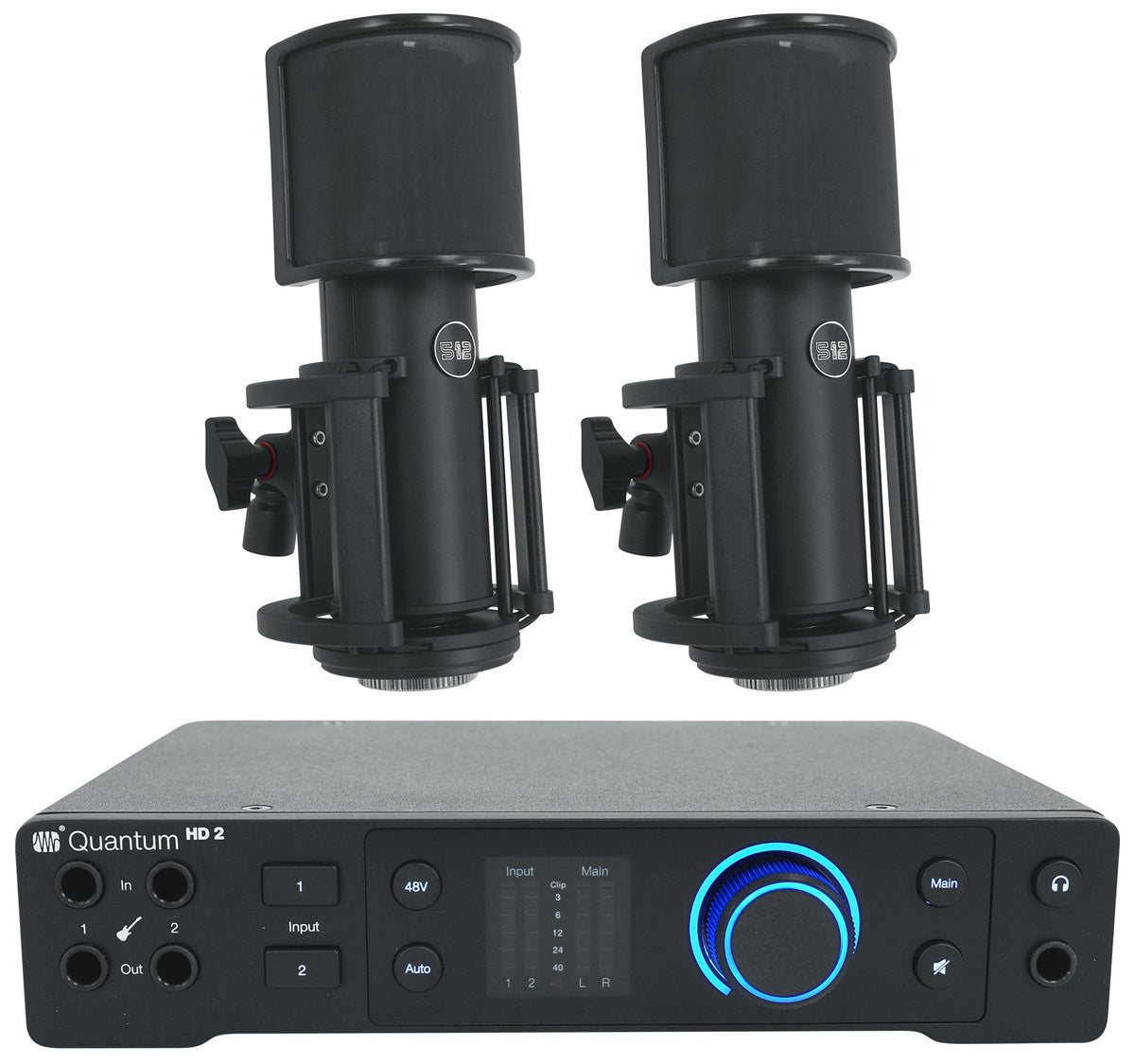 Quantum HD2 Recording Interface + (2) Skylight Microphones