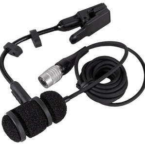 Audio Technica PRO 35cW Cardioid Condenser Clip-on Instrument Microphone+Earbuds