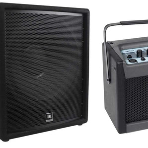 JBL Pro JRX218S 1,400 Watt 18" Passive Subwoofer DJ Sub+Fender Portable Speaker