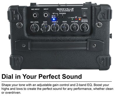 G-CHARGE 20 Black + RMC-XLR Microphone Bundle