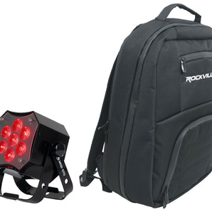 American DJ MOD STQ Compact 7 x 8 Watt RGBW LED DMX Par Can Wash Light+Backpack