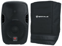 BPA10 10" Powered Active 400 Watt DJ PA Speaker w/Bluetooth + Slip Cover
