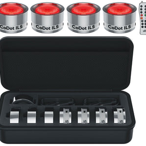 Chauvet DJ CoDot ILS 4-pack LED Illuminators Wash Up-Lights+Case+RFC Remote