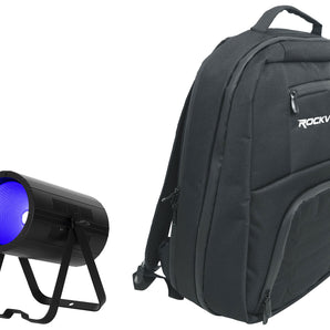 American DJ COB Cannon LP200 RGBAL LED DMX Pulse/Strobe/Wash Light+Backpack