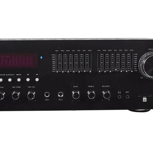 Technical Pro RX55URIBT 1500W Pro Audio Receiver w/ Bluteooth +USB/SD+ 7-Band EQ