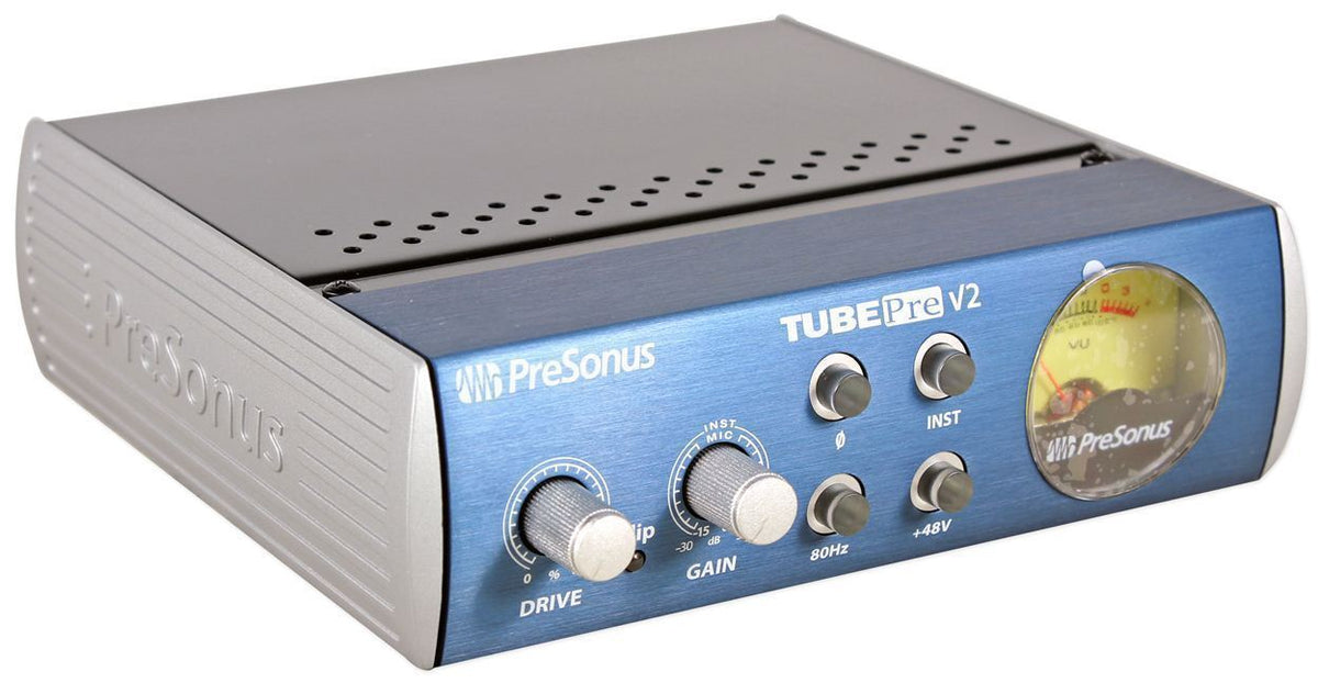 Presonus TubePre V2 Vacuum Tube Preamp + DI Direct Box, For Recording/Live Sound
