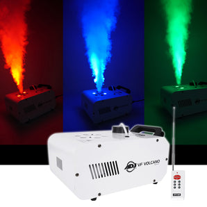 American DJ ADJ Vertical Fog Machine Smoke Fogger  w/ LEDs + Bluetooth Speaker