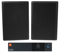 CSA 140Z Commercial 70V Amplifier + (2) Black 5.25" Slim Wall Speakers